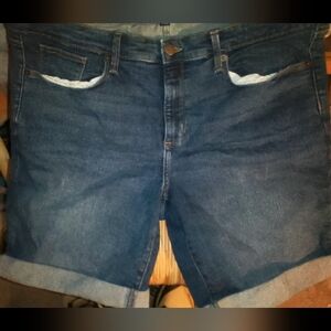 Blue Denim Shorts EUC SZ 16